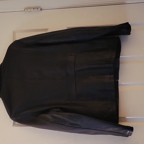 SEA DREAM BLACK BUTTER SOFT LEATHER JACKET - Picture 8 of 14